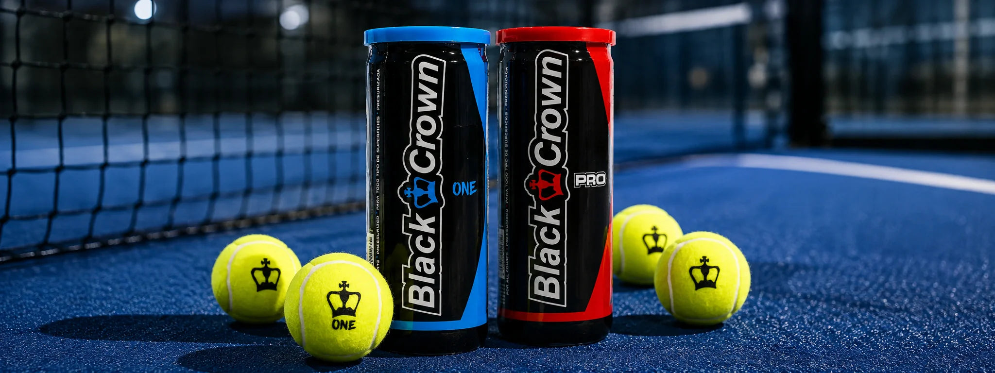 Balles de padel Black Crown