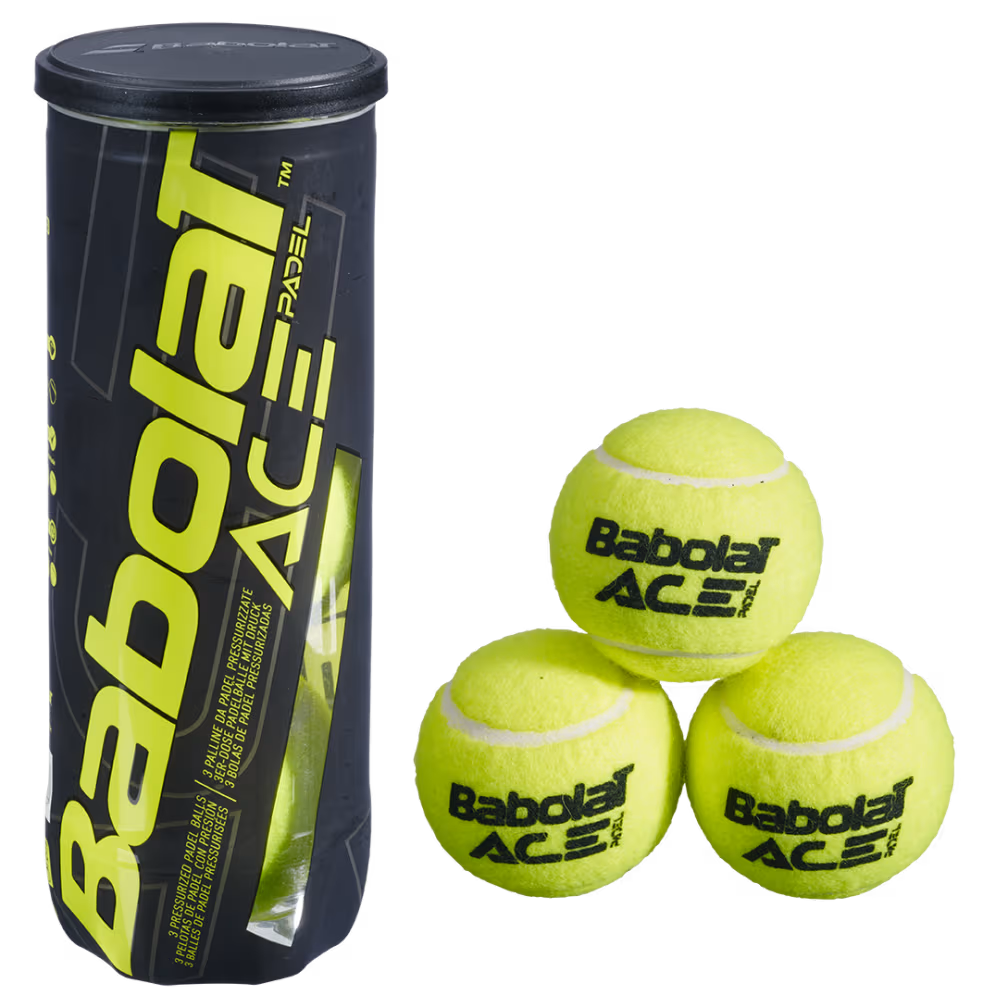 Carton de 24 tubes de balles de padel Babolat Ace