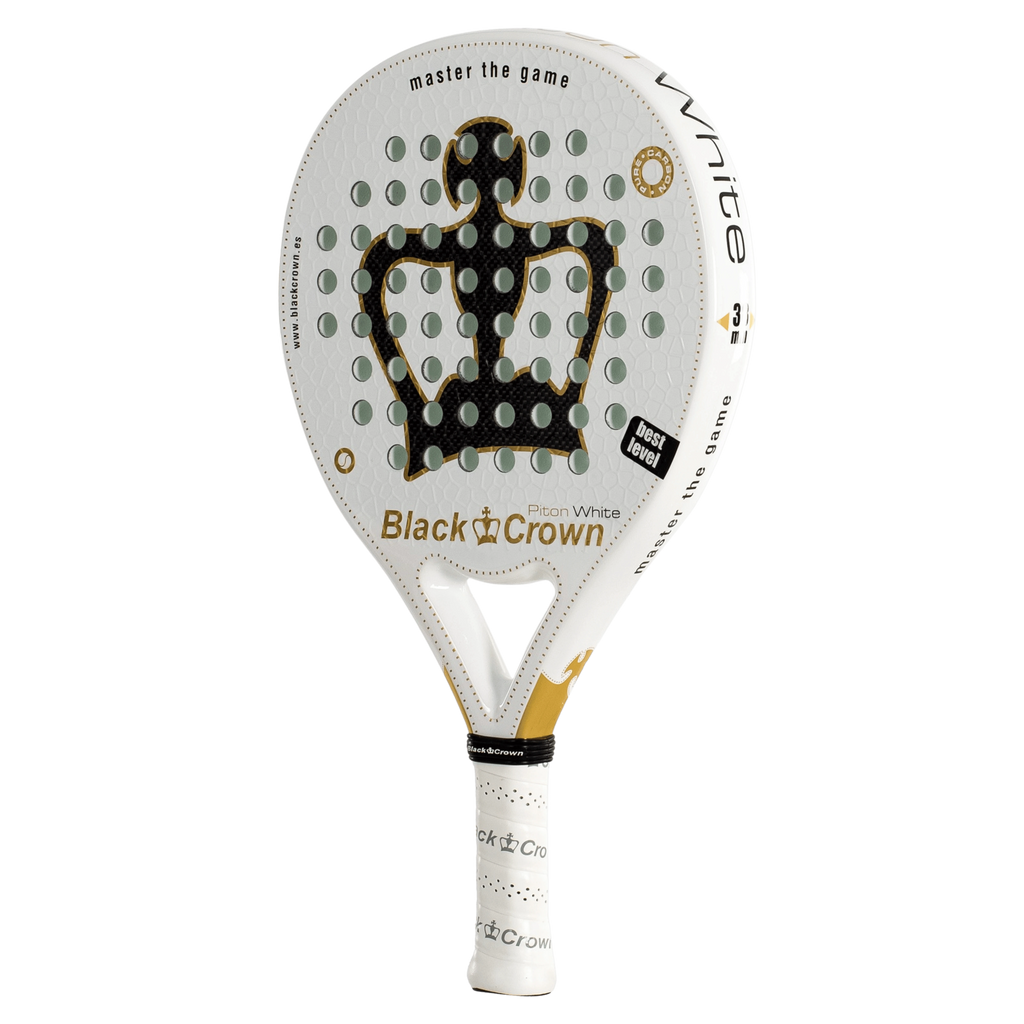 Raquette de padel Black Crown Piton White
