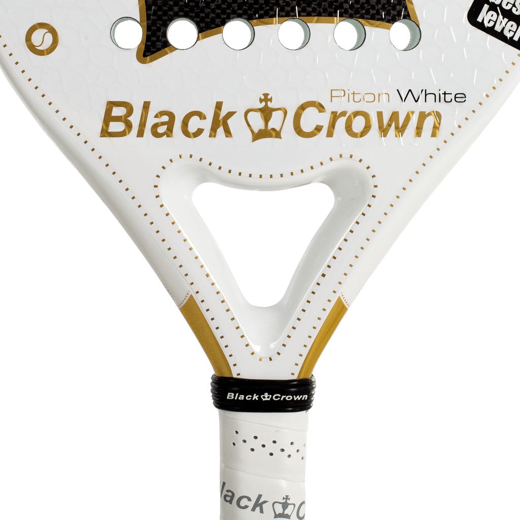 Raquette de padel Black Crown Piton White