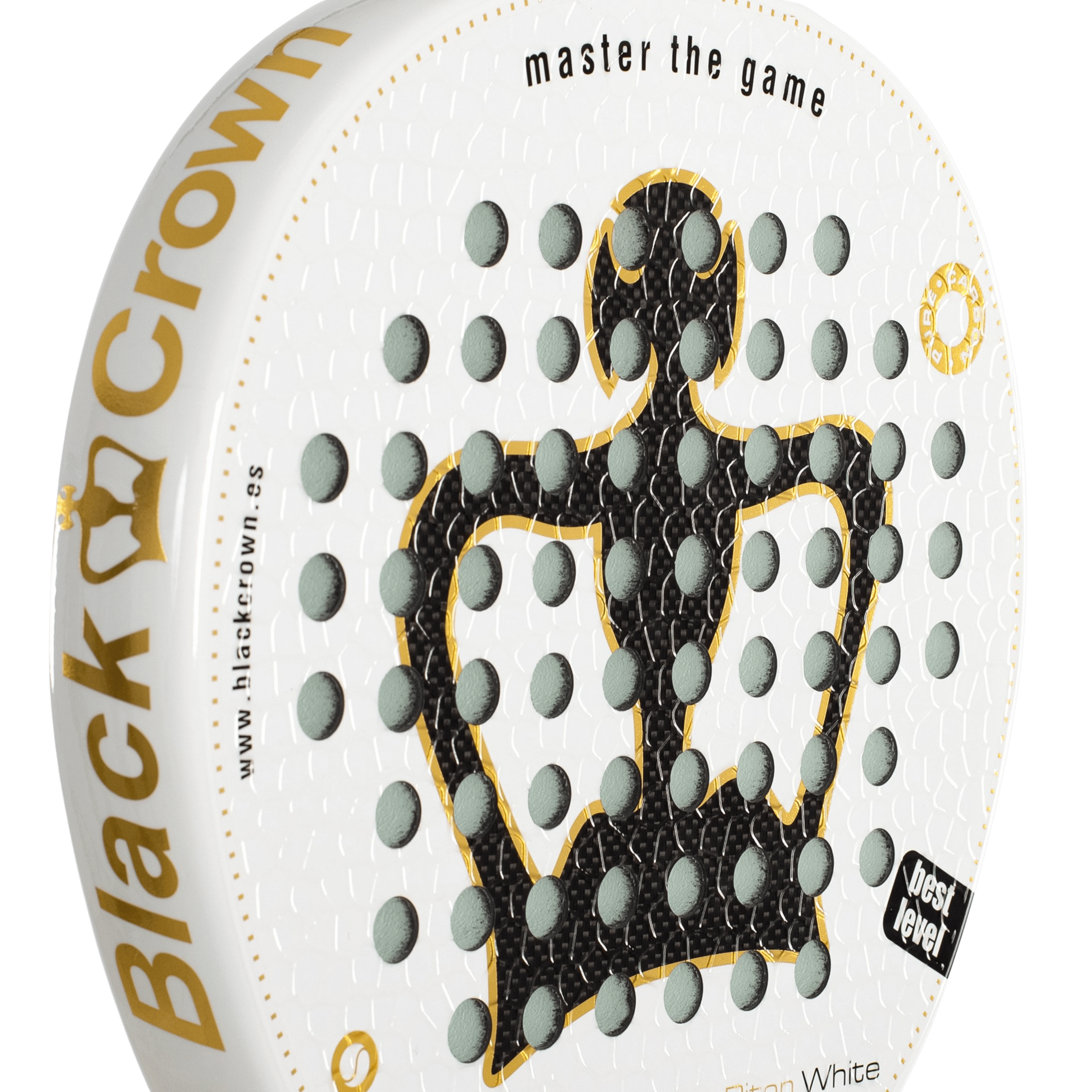 Raquette de padel Black Crown Piton White