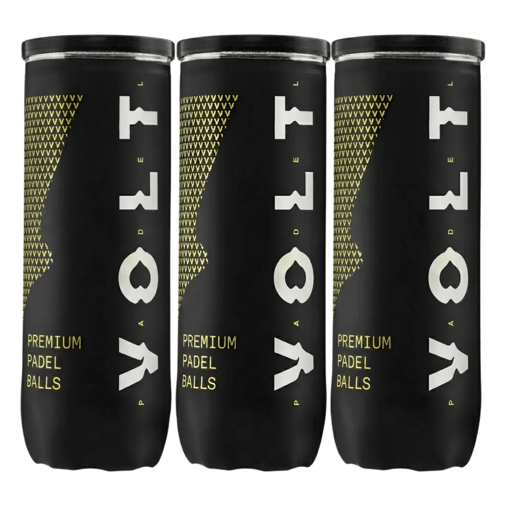 Tripack de 3 balles de padel Volt Premium