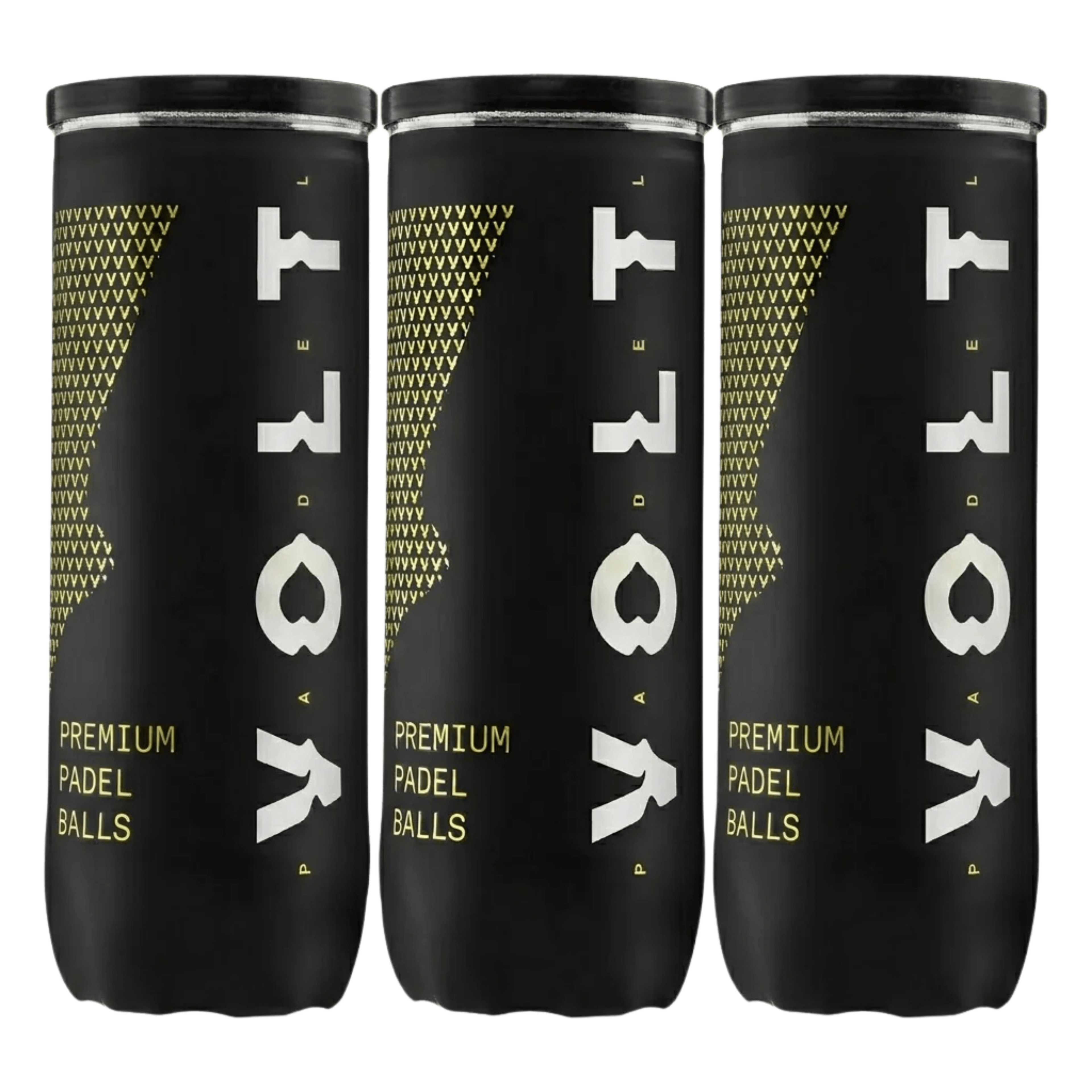 Tripack de 3 balles de padel Volt Premium