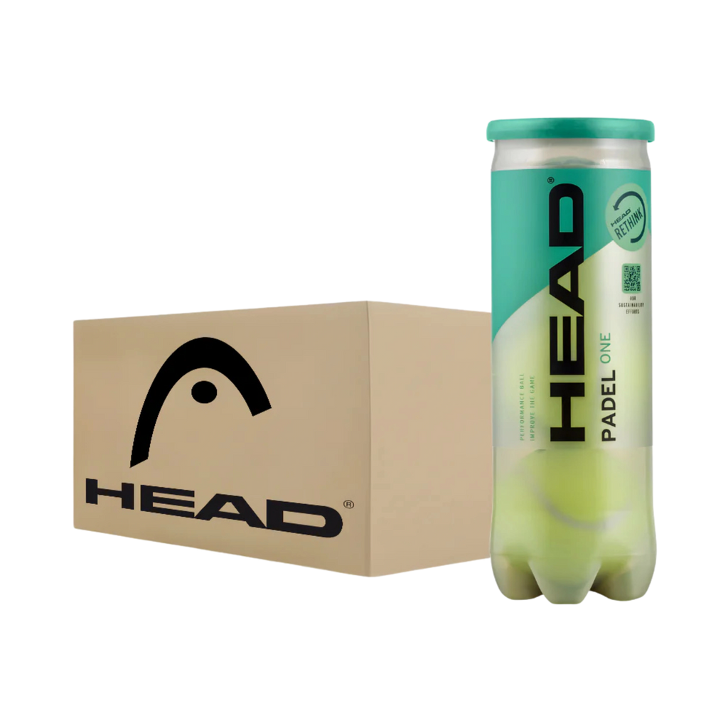 Carton de 24 tubes de balles Head Padel One