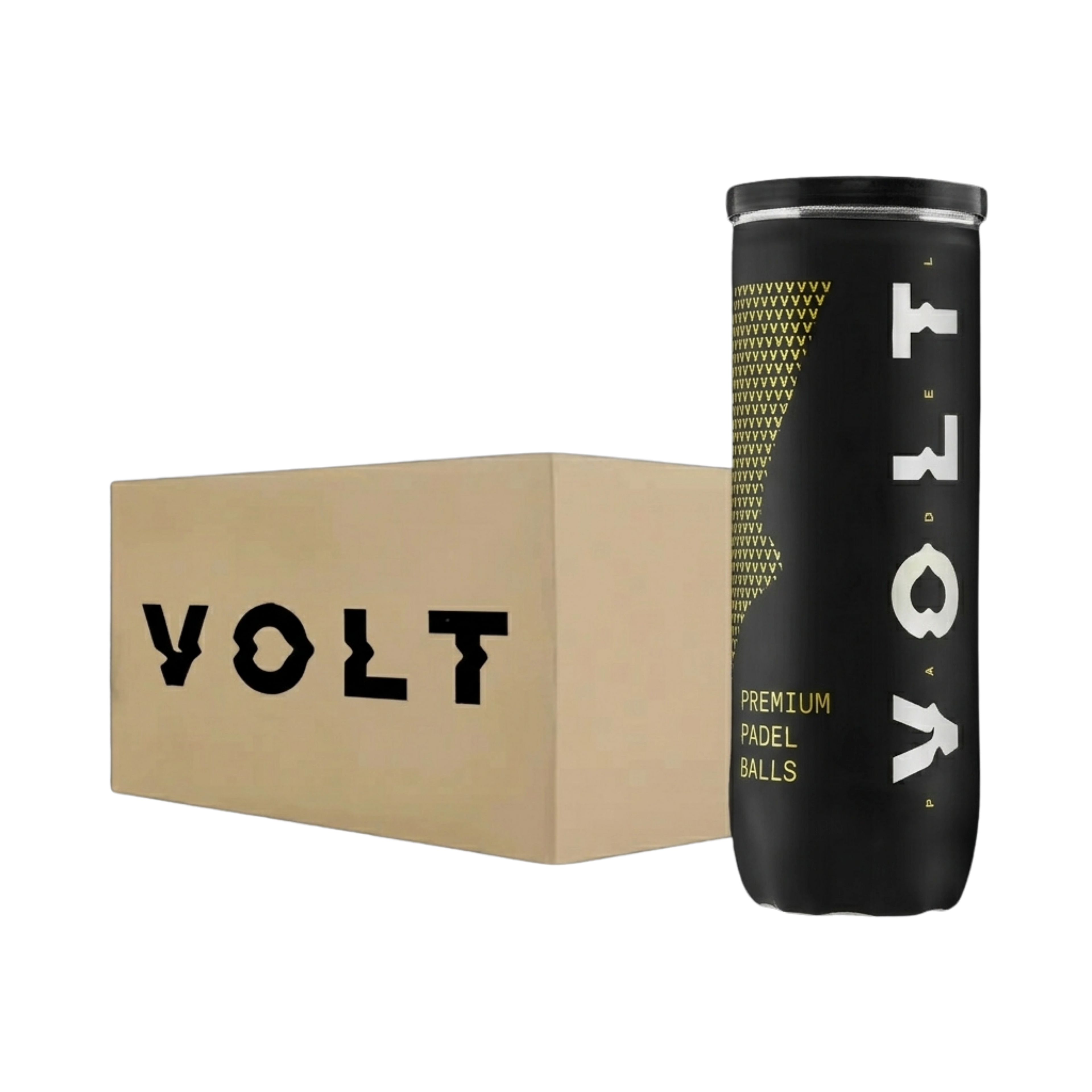 Carton de 24 tubes de balles de padel Volt Premium
