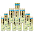 Pack de 12 tubes de balles de padel Head Pro S+