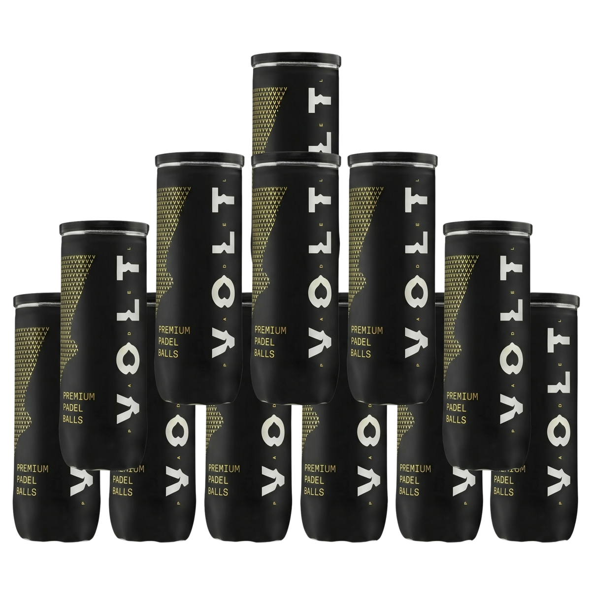 Pack de 12 tubes de balles de padel Volt Premium