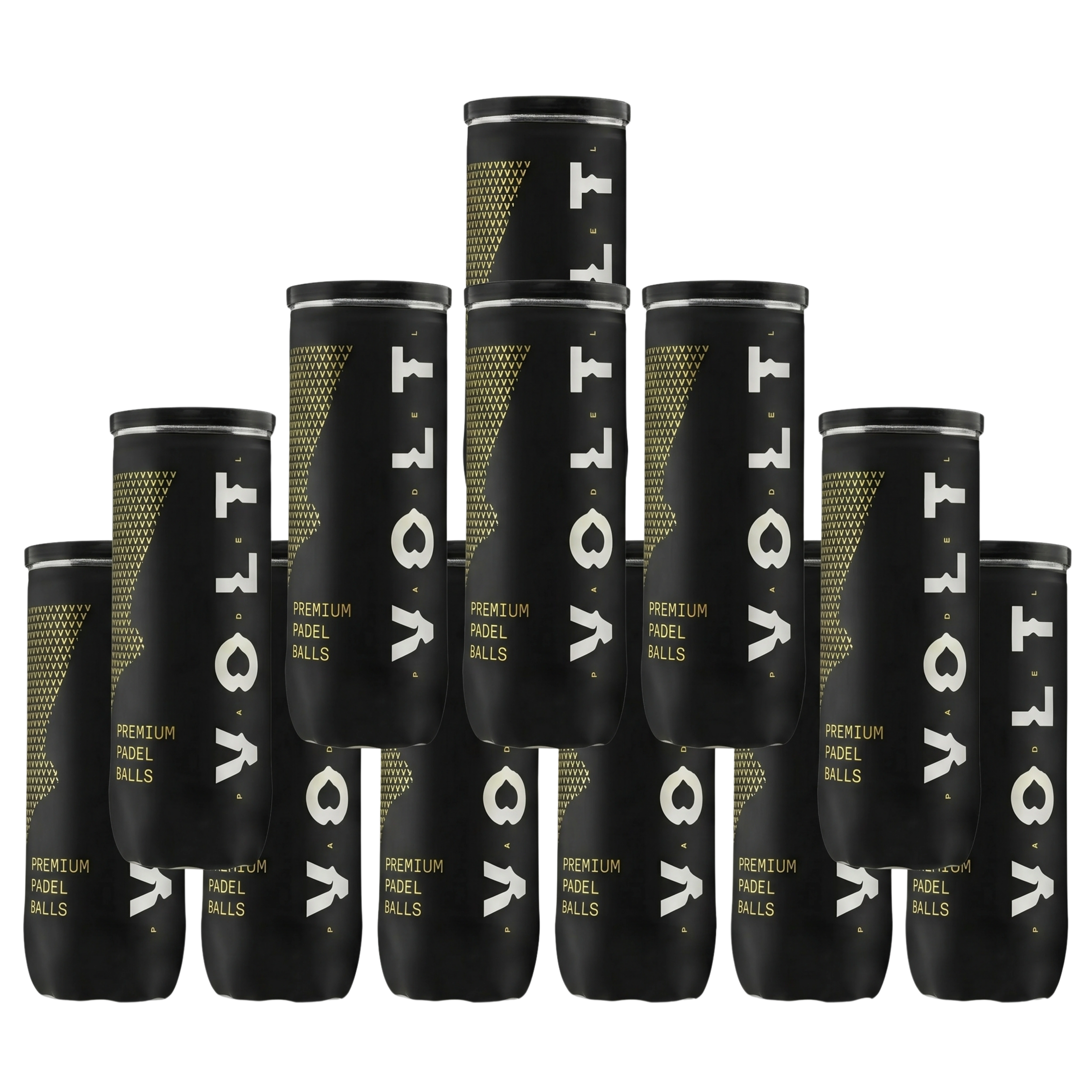 Pack de 12 tubes de balles de padel Volt Premium