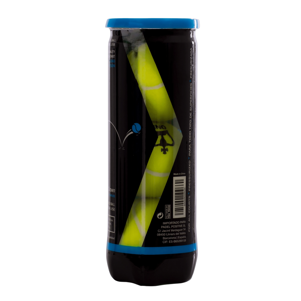 Pack de 12 tubes de balles de padel Black Crown One
