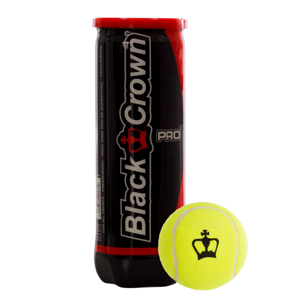 Pack de 12 tubes de balles de padel Black Crown Pro
