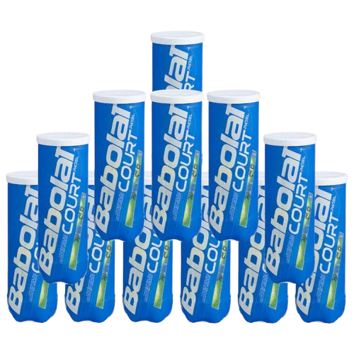 Pack de 12 tubes de balles de padel Babolat Court