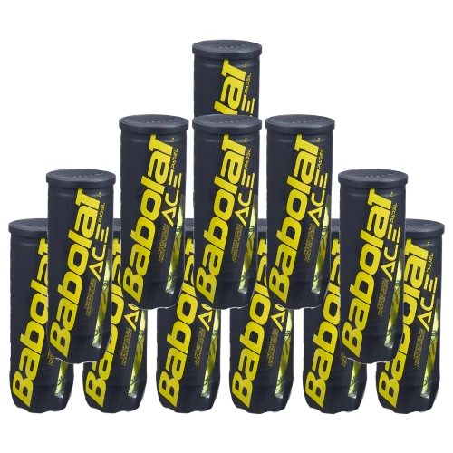 Pack de 12 tubes de balles de padel Babolat Ace