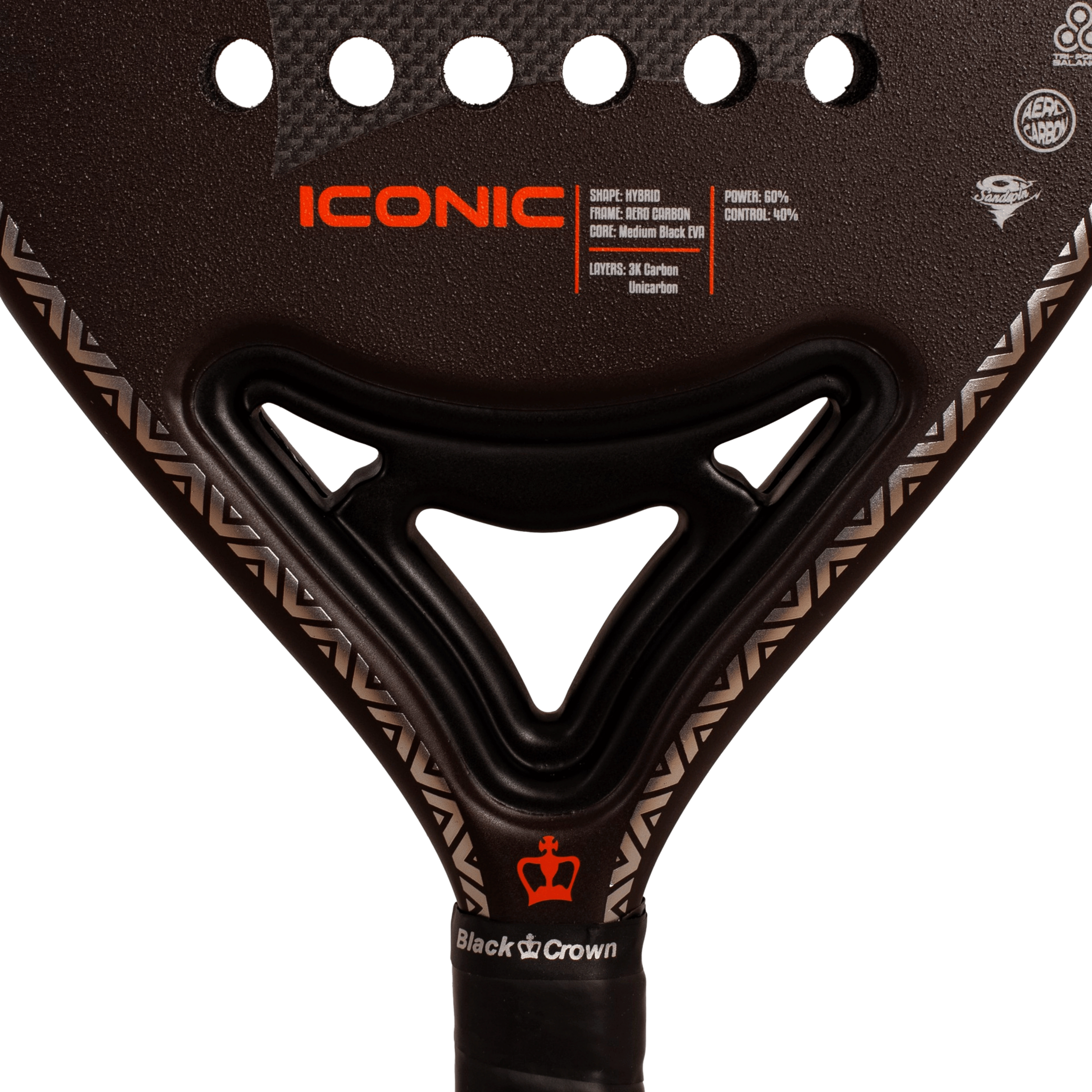 Raquette de padel Black Crown Iconic 2026