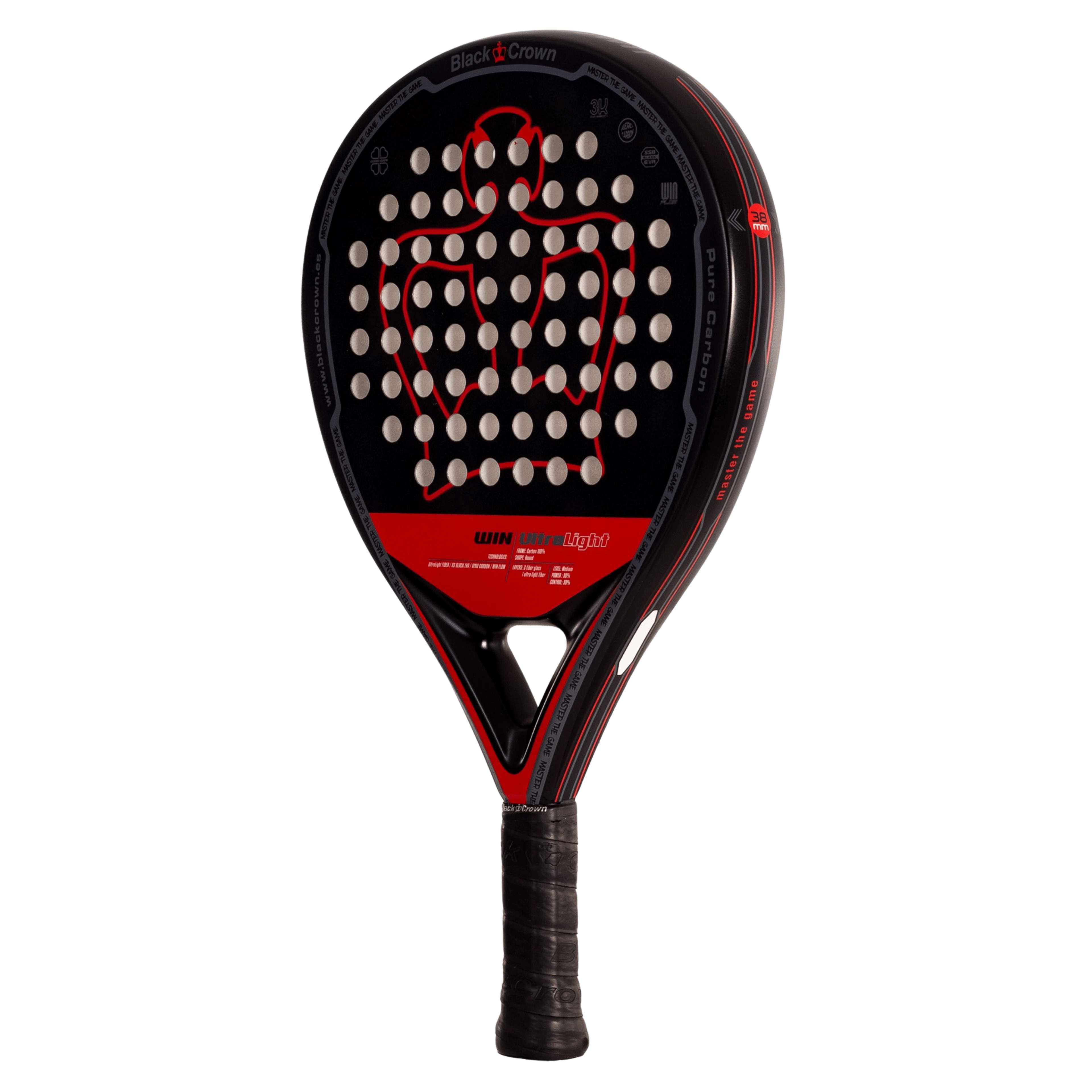 Raquette de padel Black Crown Win Ultralight
