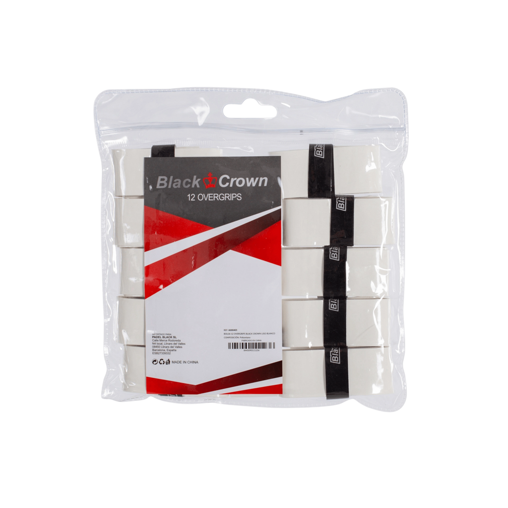 Sachet de 12 surgrips blancs Black Crown