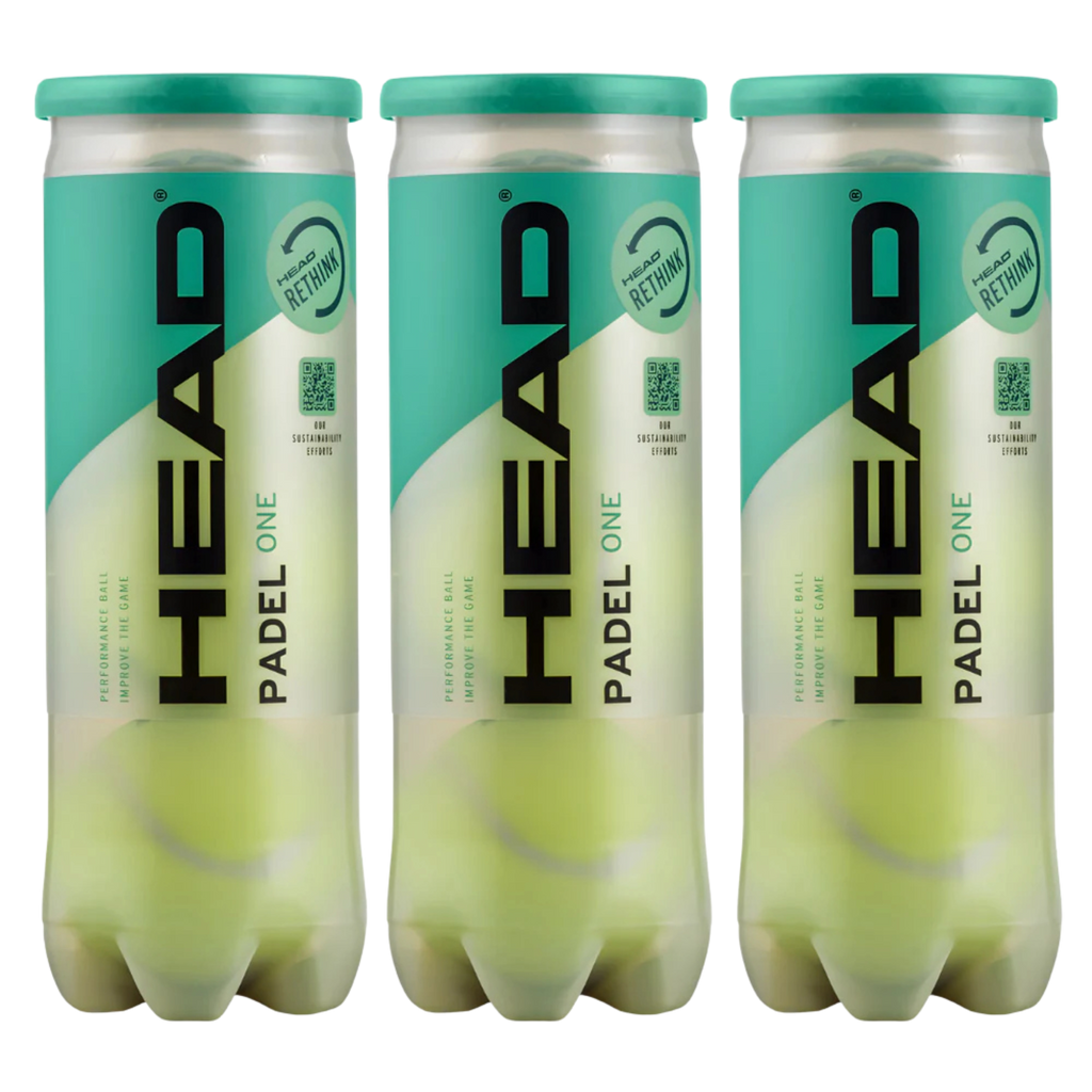 Tripack de 3 balles Head Padel One