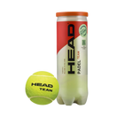 Tube of 3 Head Padel Team padel balls