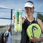 Carton de 24 tubes de balles Head Padel One