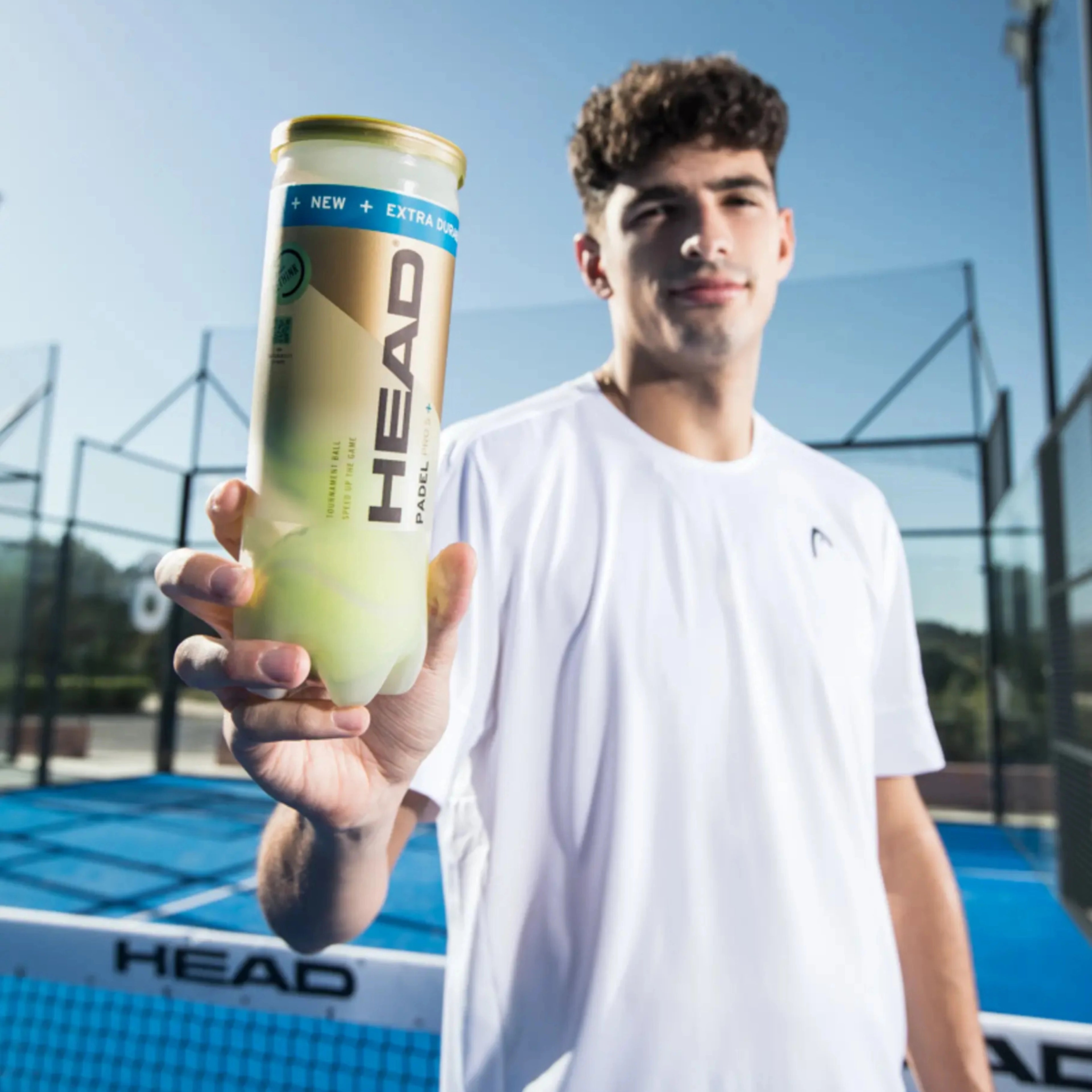 Carton de 24 tubes de balles de padel Head Pro S+