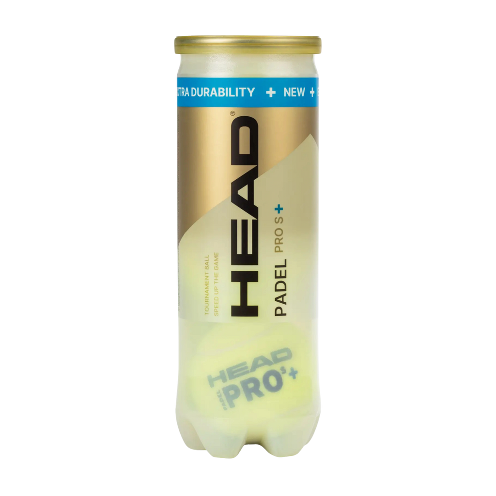Tube de 3 balles de padel Head Pro S+
