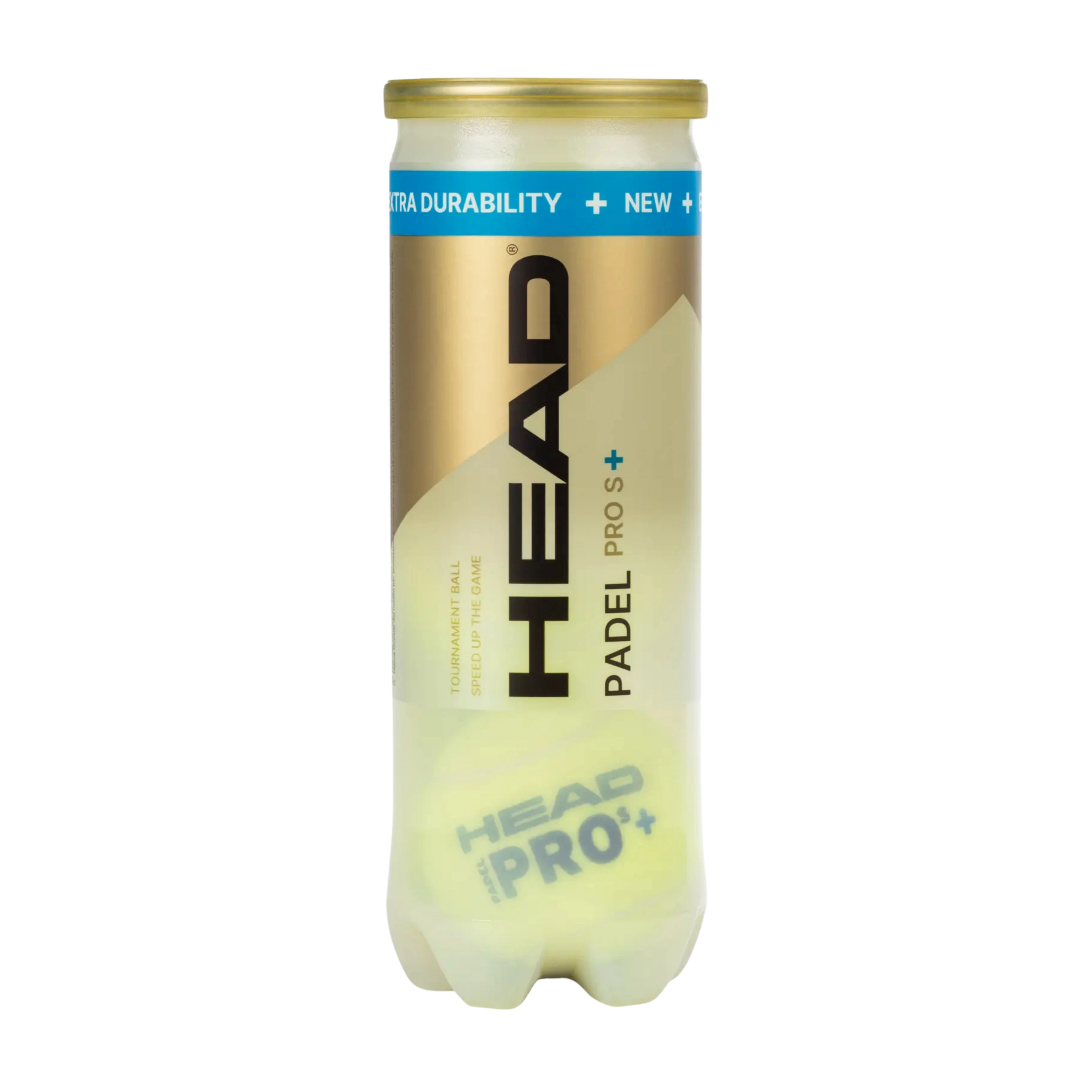 Tube de 3 balles de padel Head Pro S+