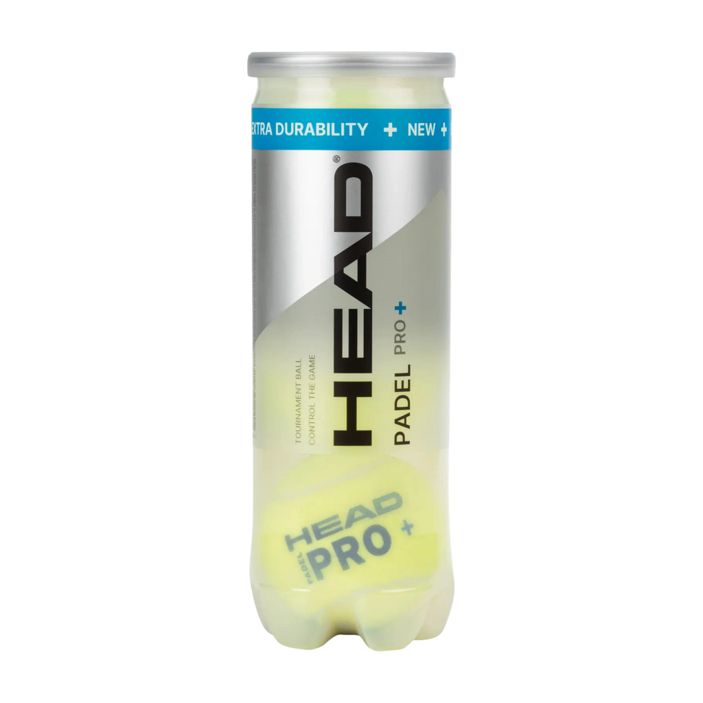 Tube de 3 balles de padel Head Pro+