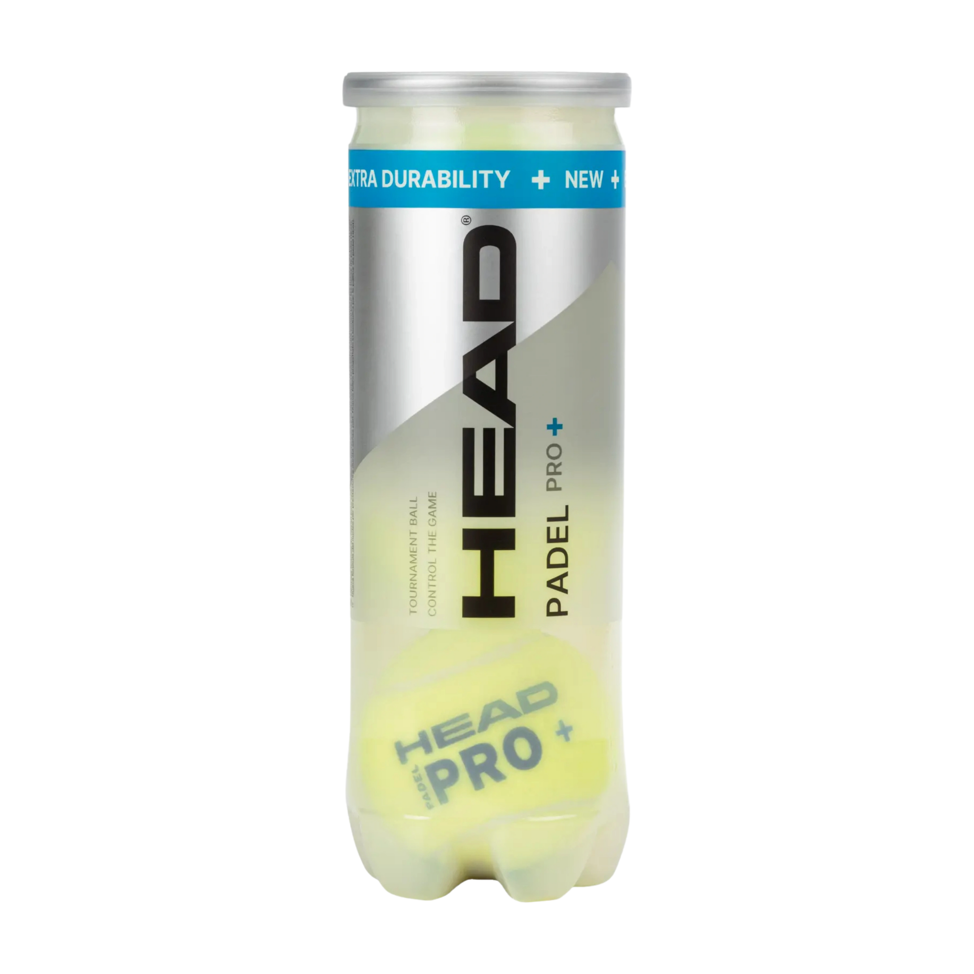 Tube de 3 balles de padel Head Pro+