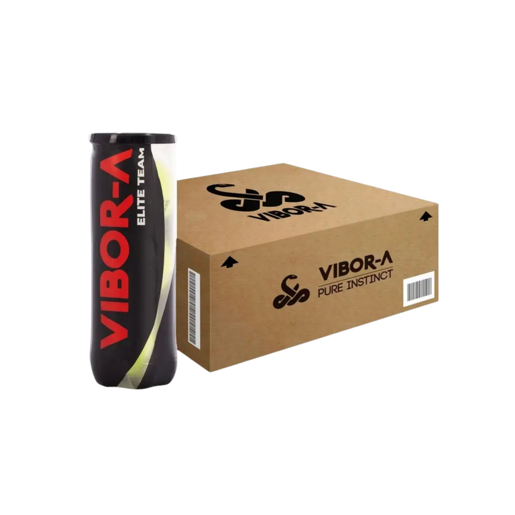 Carton de 24 tubes de balles de padel Vibor-A Elite Team