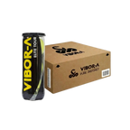Carton de 24 tubes de balles de padel Vibor-A Elite Tour