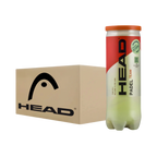 Carton de 24 tubes de balles Head Padel Team