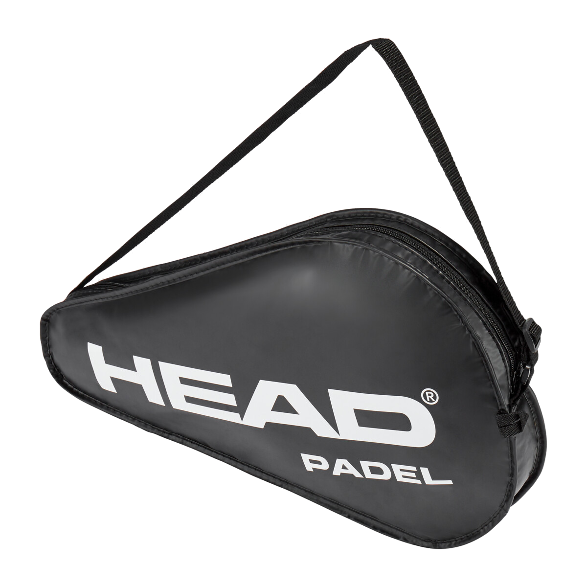 Head Basic padel racket cover in black, front view