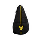 Housse de raquette de padel Volt noire, vue de face
