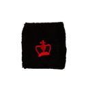 Black Crown Short Terry Wristbands