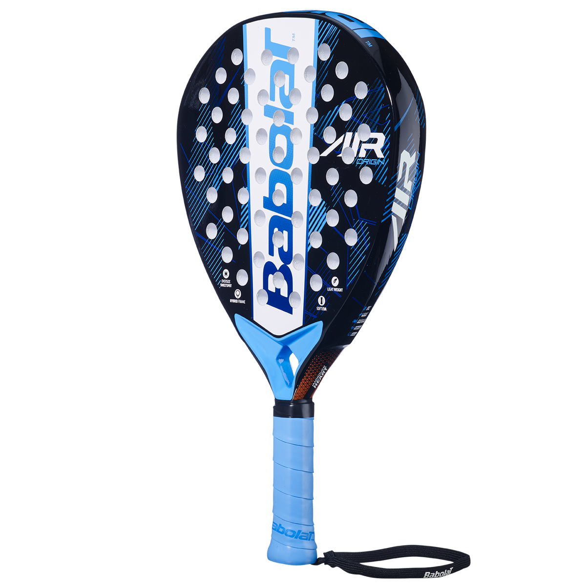 Raquette de padel Babolat Air Origin, vue de trois quarts
