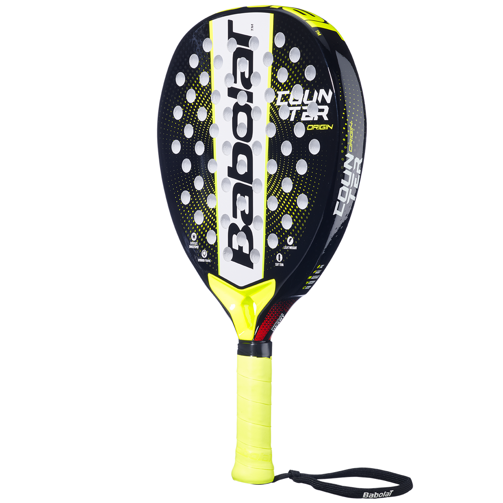 Raquette de padel Babolat Counter Origin, vue de trois quarts