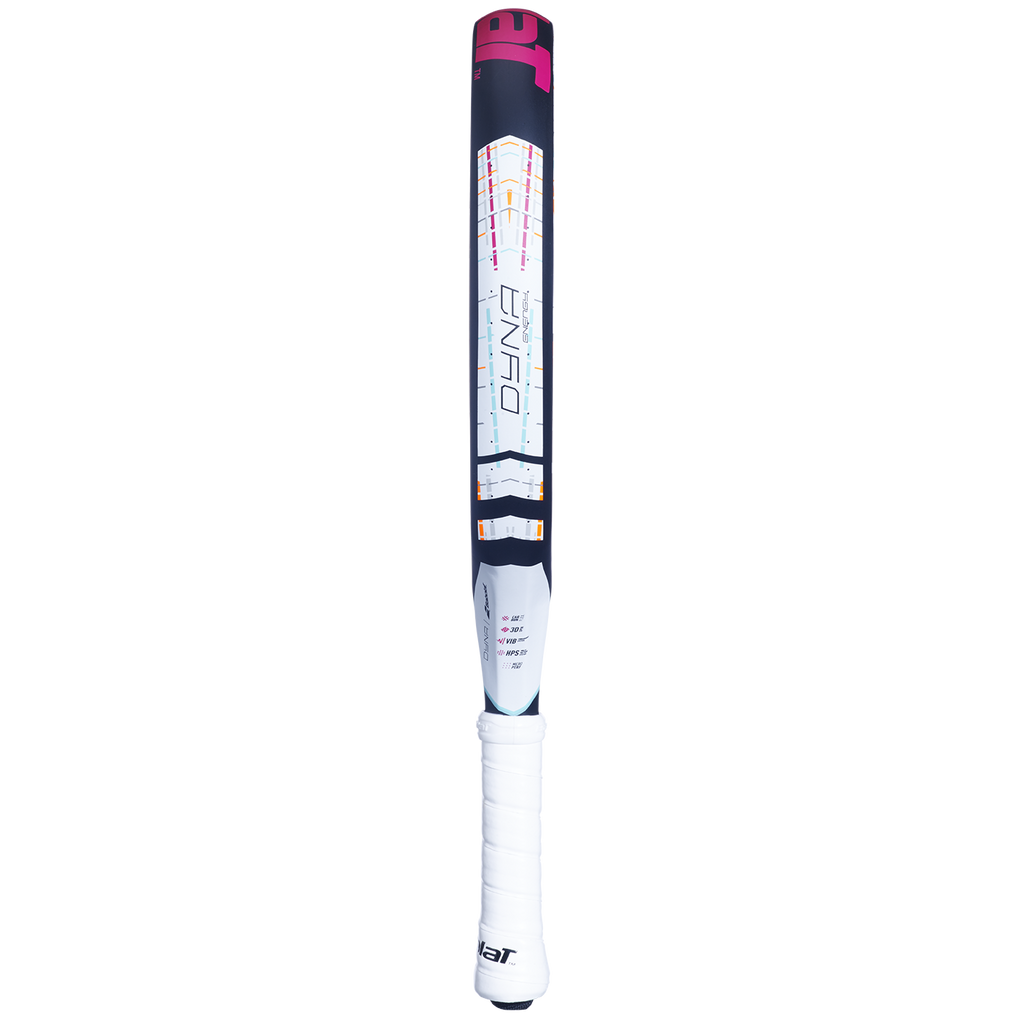 Raquette de padel Babolat Dyna Energy, vue de profil montrant l'épaisseur de cadre de 36 mm