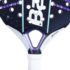 Babolat Dyna Spirit padel racket, close-up of the heart and the Microperf marking