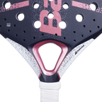 Raquette de padel Babolat Stima Spirit, détail du cœur et du marquage Microperf