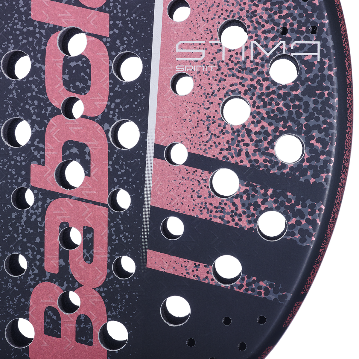 Raquette de padel Babolat Stima Spirit, détail de la surface de frappe