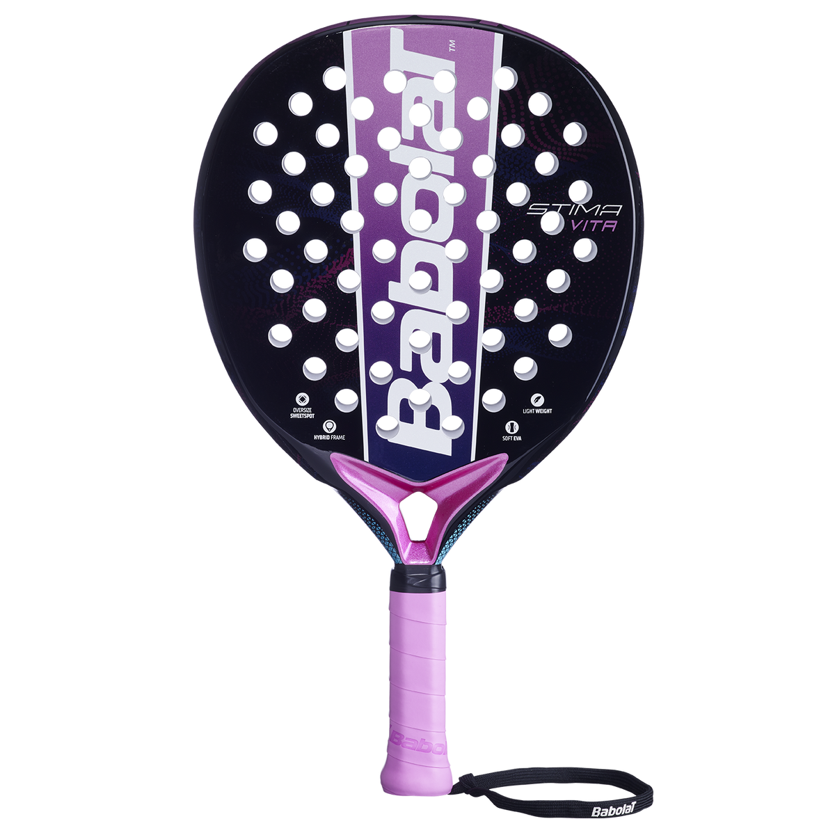 Raquette de padel Babolat Stima Vita, vue de face
