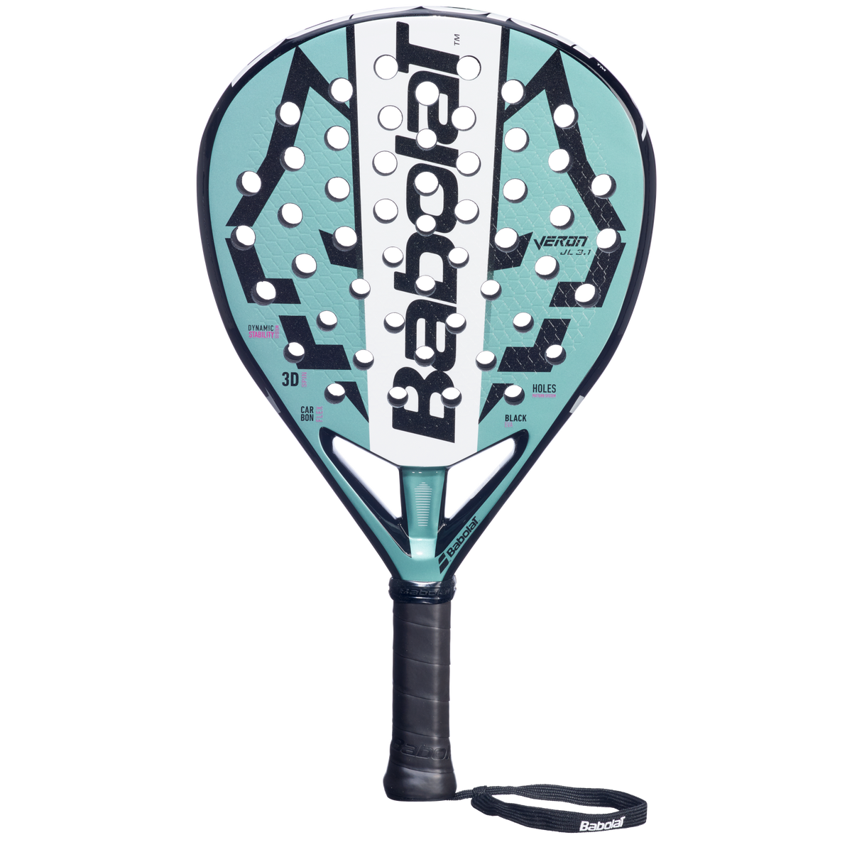 Babolat Veron Juan Lebrón 3.1 2027 padel racket, front view