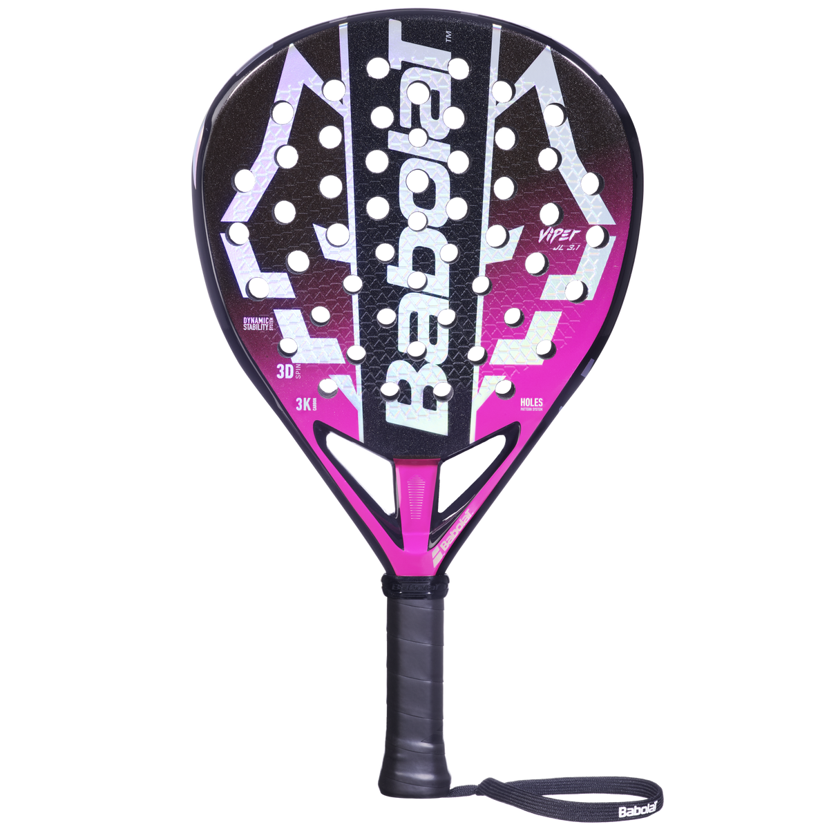 Babolat Viper Juan Lebrón 3.1 2027 padel racket, front view