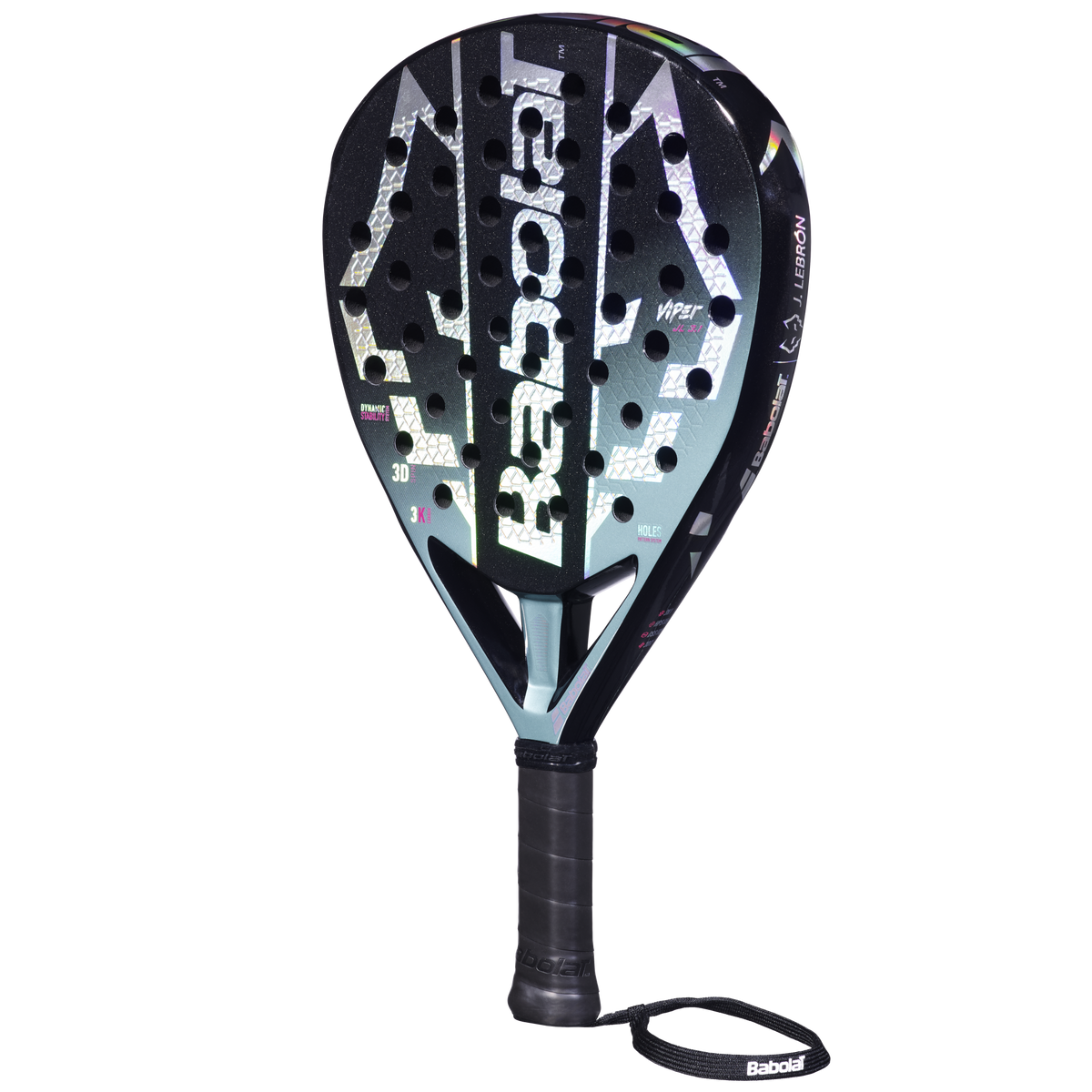Babolat Viper Juan Lebrón 3.1 2027 padel racket, three-quarter view