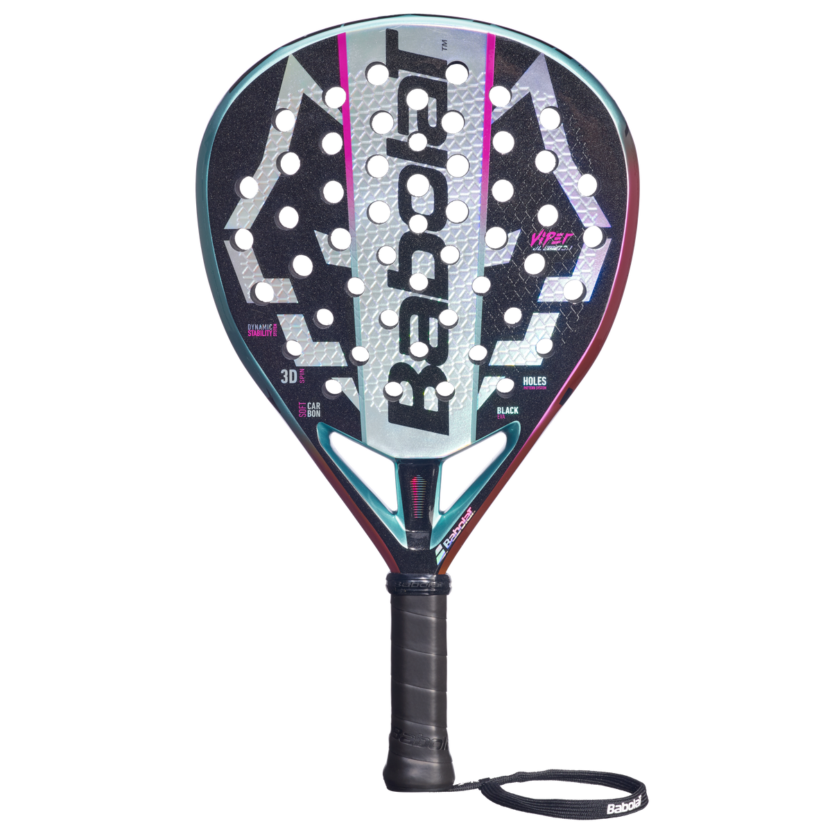 Babolat Viper Soft Juan Lebrón 3.1 2027 padel racket, front view
