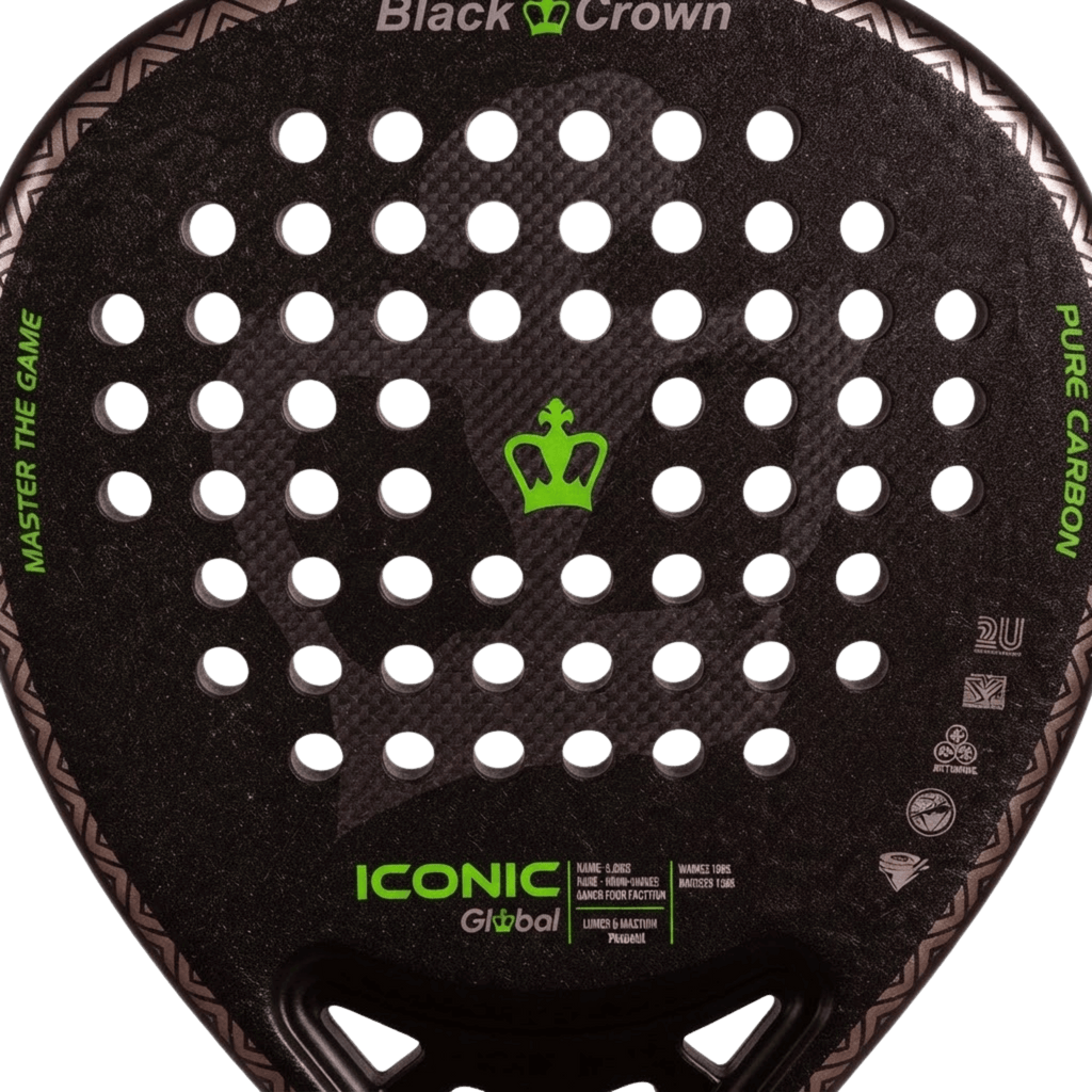 Raquette de padel Black Crown Iconic Global