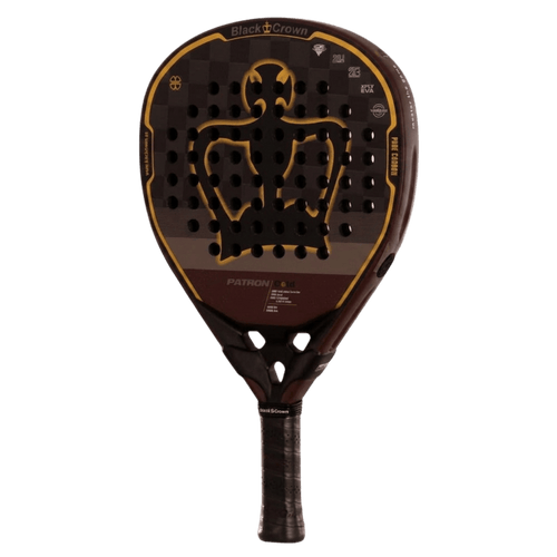Padelschläger Black Crown Patron Global, Rückansicht