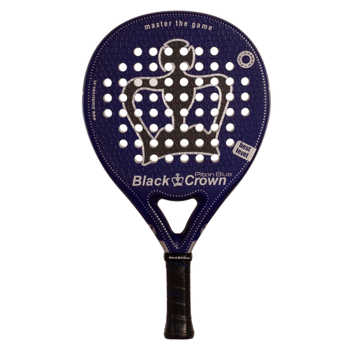 Raquette de padel Black Crown Piton Blue, vue de face