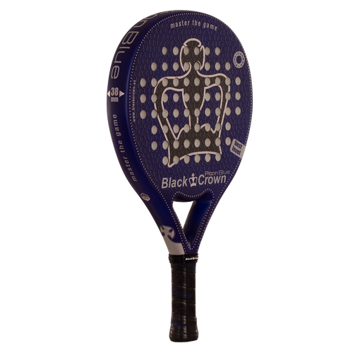 Raquette de padel Black Crown Piton Blue, vue de trois quarts