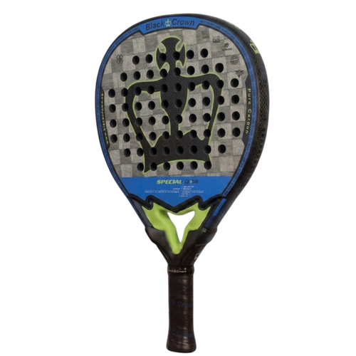 Padelschläger Black Crown Special Global, Ansicht im 45-Grad-Winkel