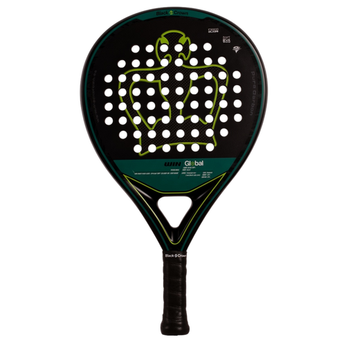 Raquette de padel Black Crown Win Global, vue de face